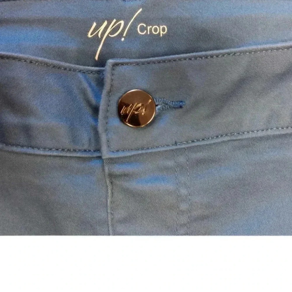 Up!  Crop Blue Pants Size 12 - Picture 7 of 9